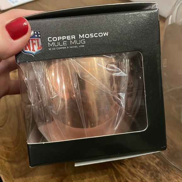 RARE NFL Chicago Bears 16 oz. Copper Moscow Mule Mug collectible - Picture 8 of 8